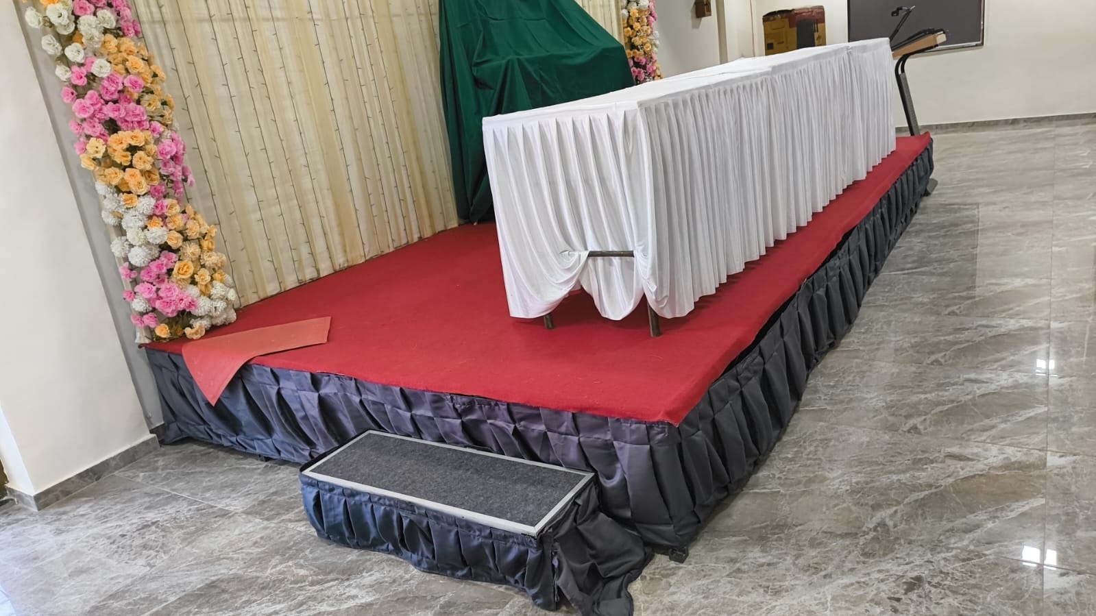 Stable Portable Stage for Indoor Venues - Bangalore Karnataka
