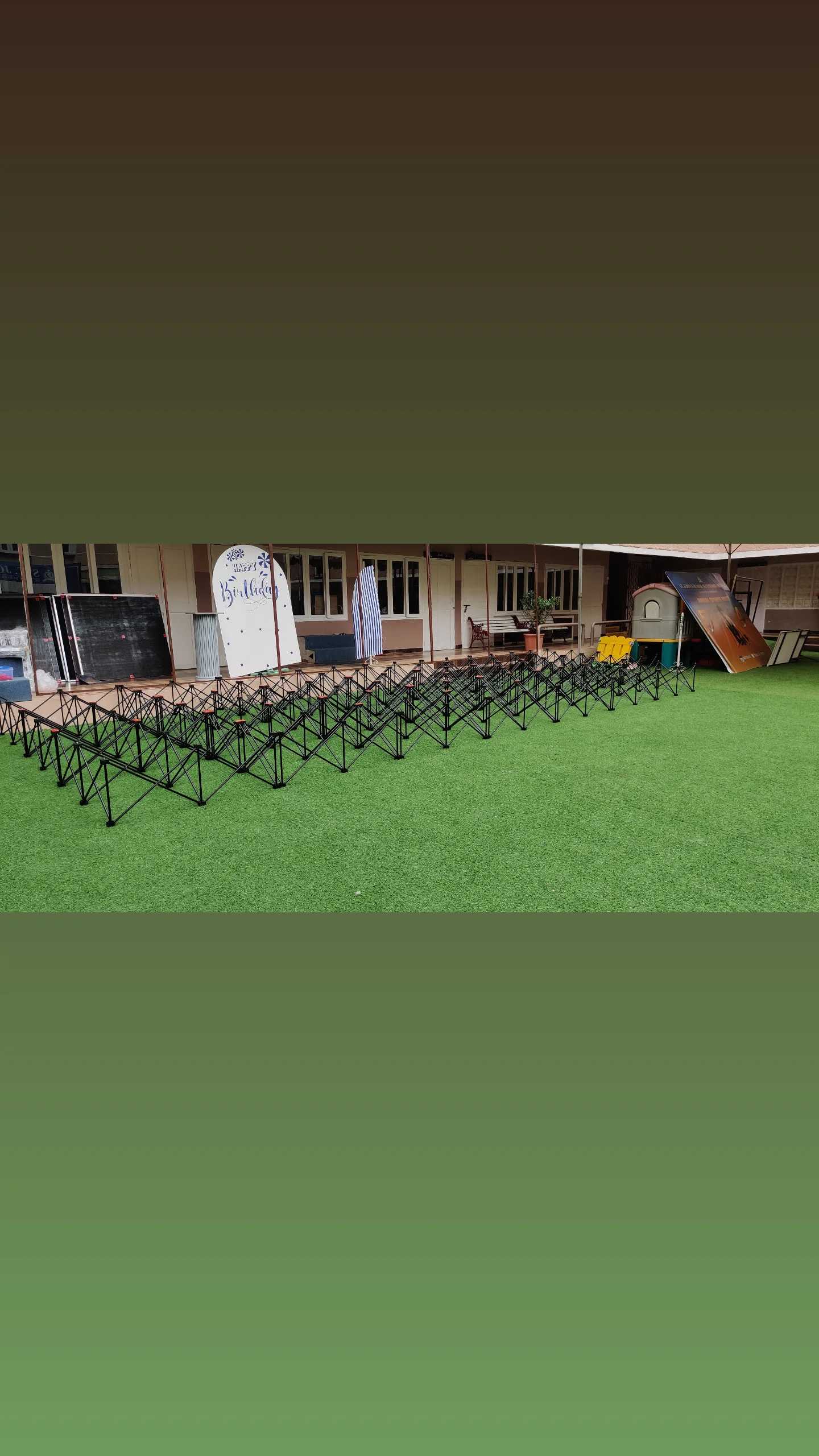 Foldable Stage for Educational Institutions - Bangalore Karnataka